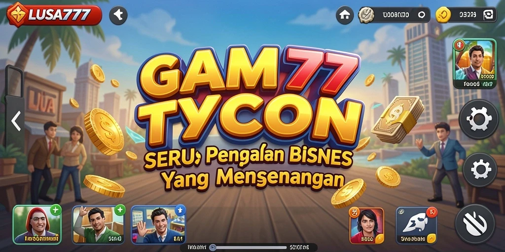 Gameplay seru dan interaktif dalam dunia Tycoon.
