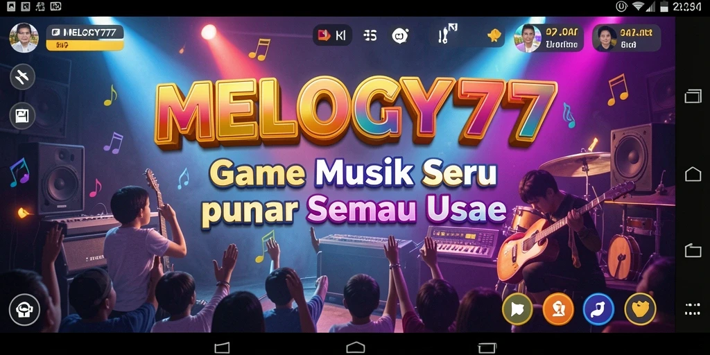 Gameplay seru dengan berbagai tantangan musik menarik.