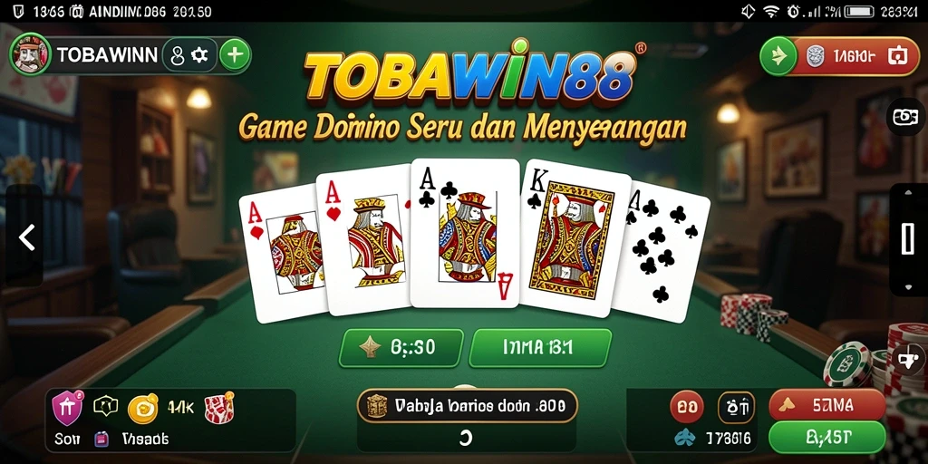 Tampilan gameplay seru dalam TOBAWIN88 yang memukau.